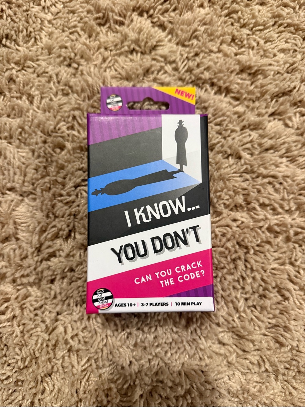 NWOT I Know... You Don't Card Game
